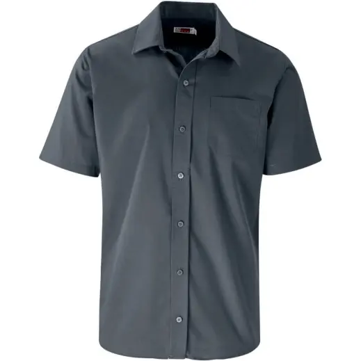 Mens Short Sleeve Kensington Shirt Grey